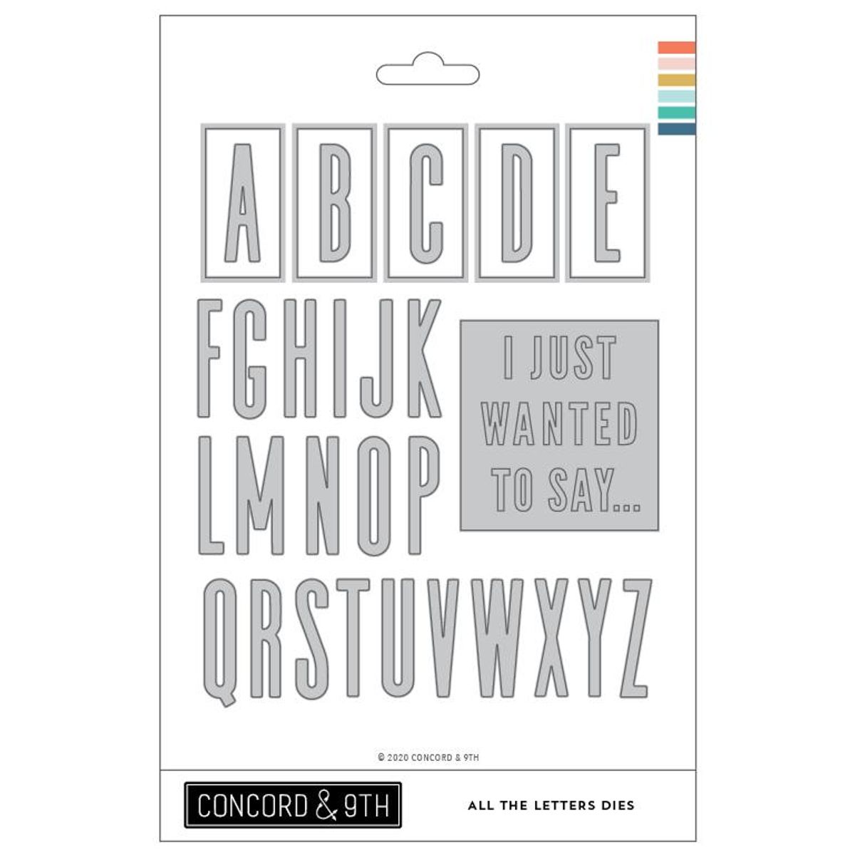 Concord & 9th All the Letters Dies