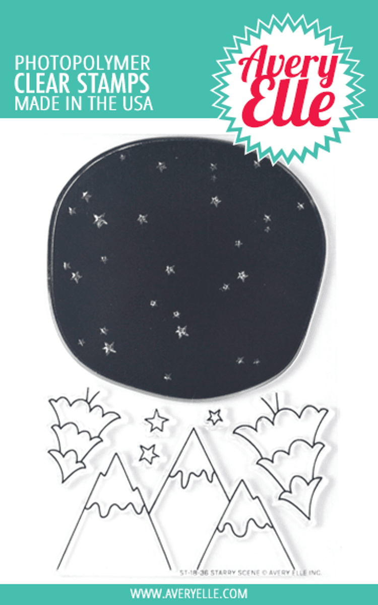 Avery Elle Starry Scene Stamp and Die Set