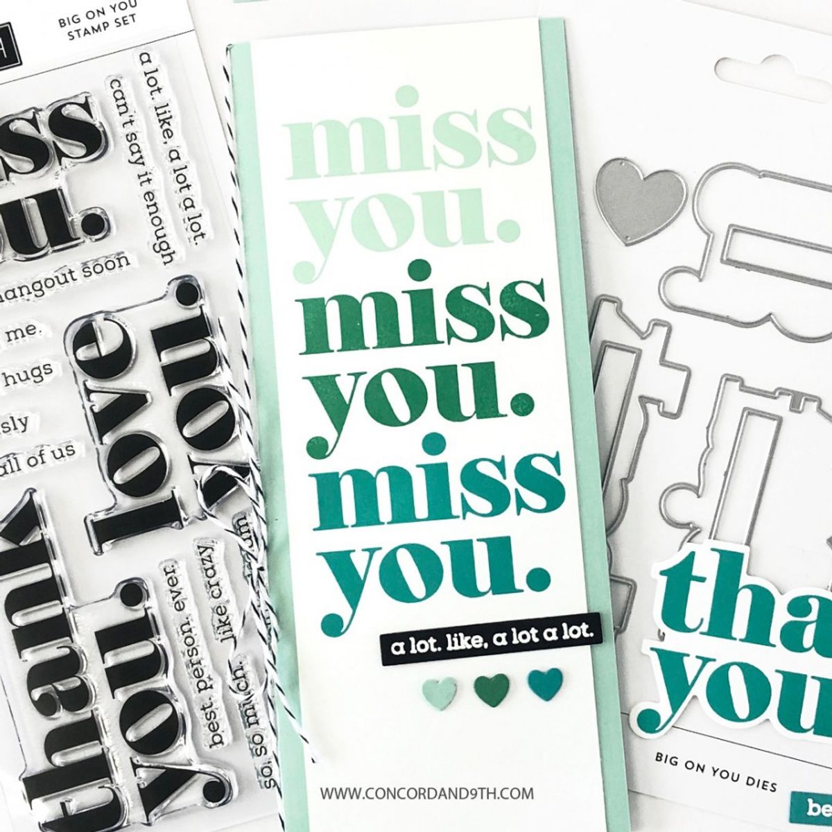 Concord & 9th Big on You Stamp Set