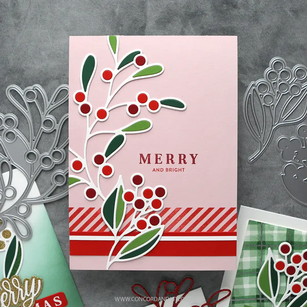 Kristina Werner Gentle Berries Stem Layering Dies