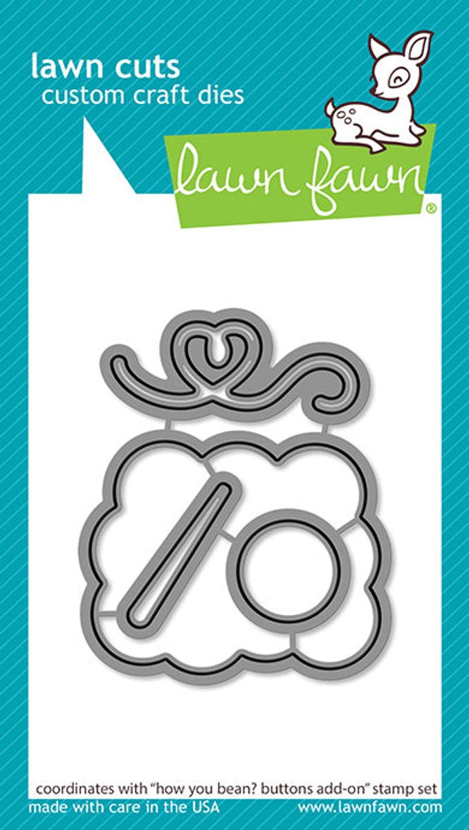 Lawn Fawn How You Bean? Buttons Add-On Dies
