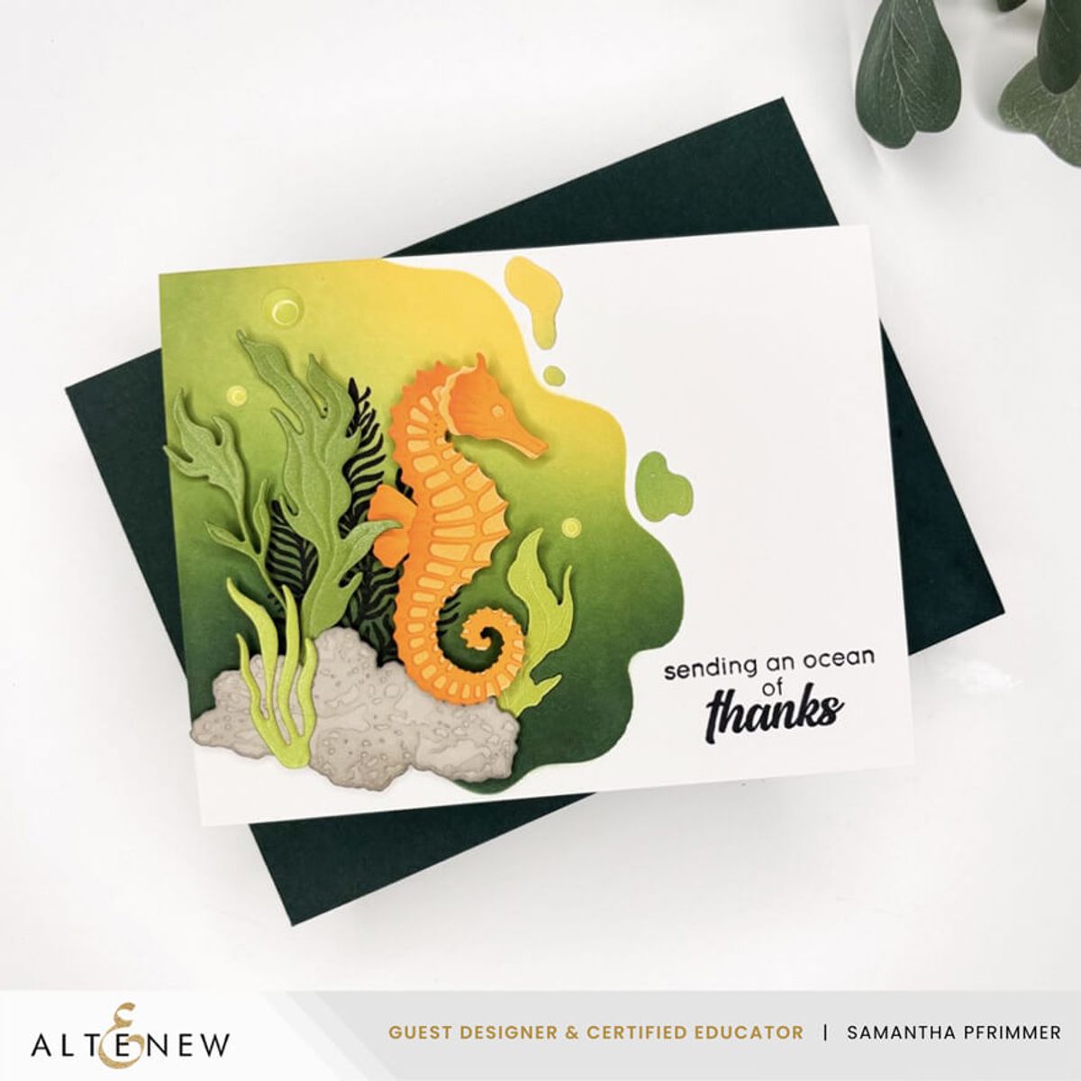 Mini Delight: Graceful Seahorse Stamp & Die Set