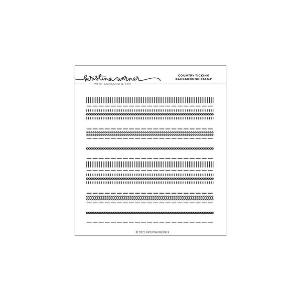 Hovedbilde Kristina Werner Country TIcking Background Stamp