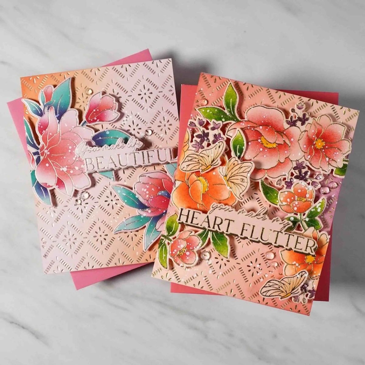 Pinkfresh Studio Dashing Daisies press plate