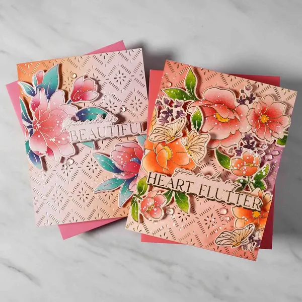 Hovedbilde Pinkfresh Studio Dashing Daisies press plate