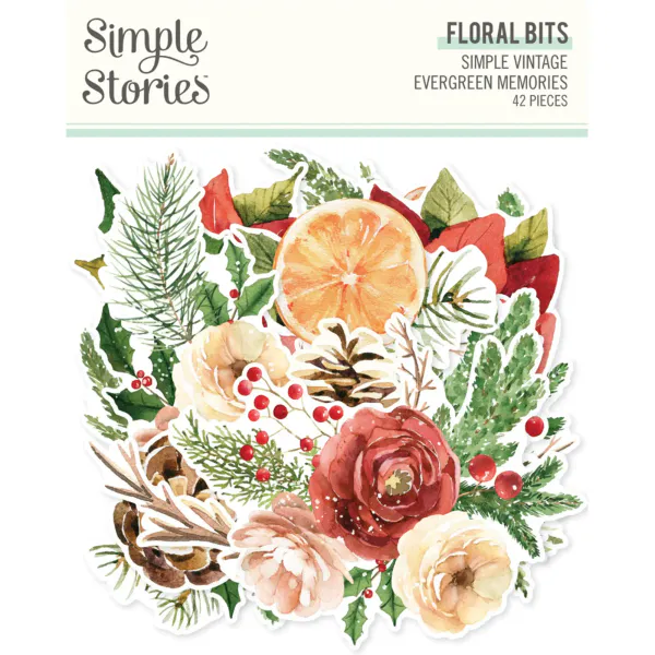 Hovedbilde Simple Vintage Evergreen Memories Floral Bits