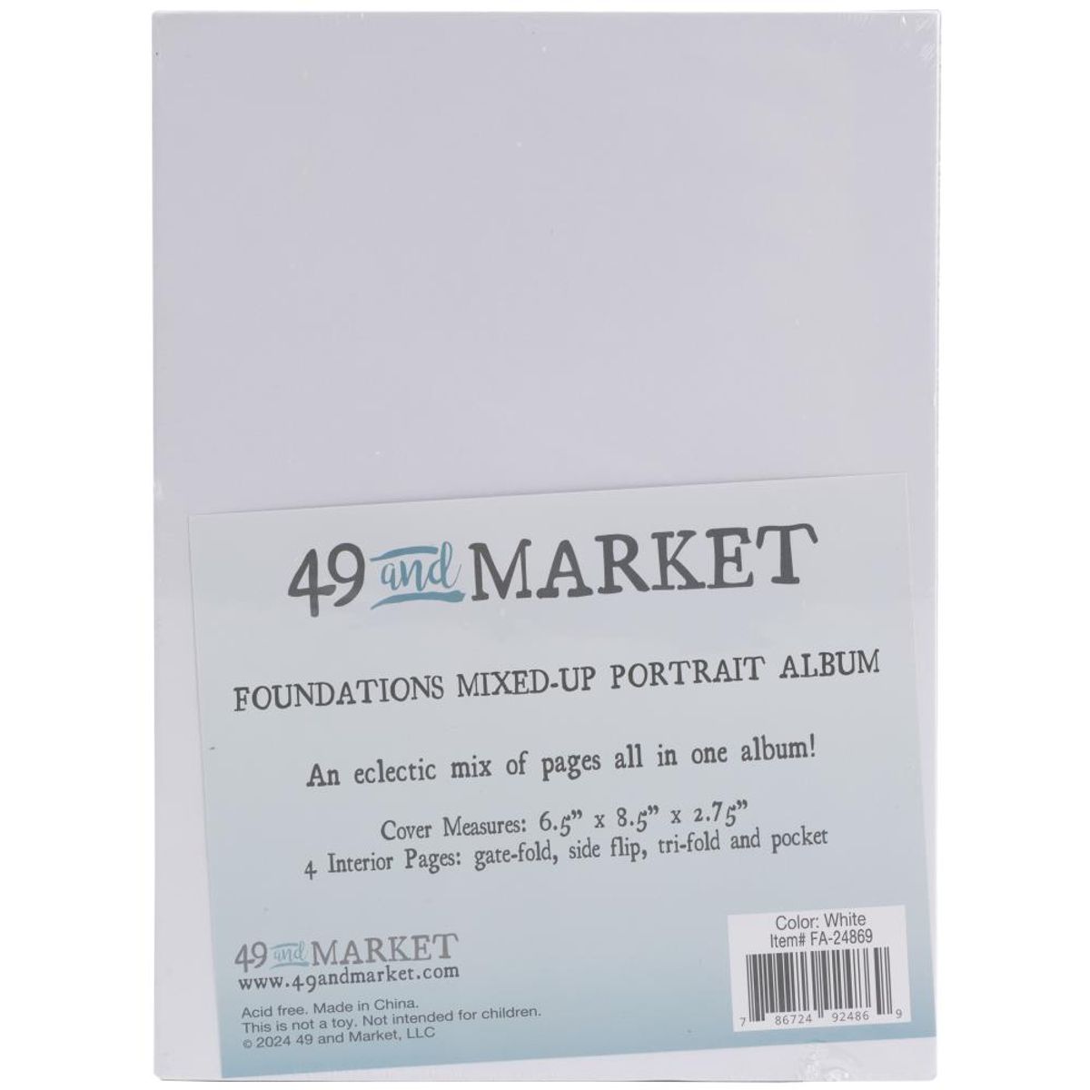 49 and Market Foundations Mixed Up Album - White