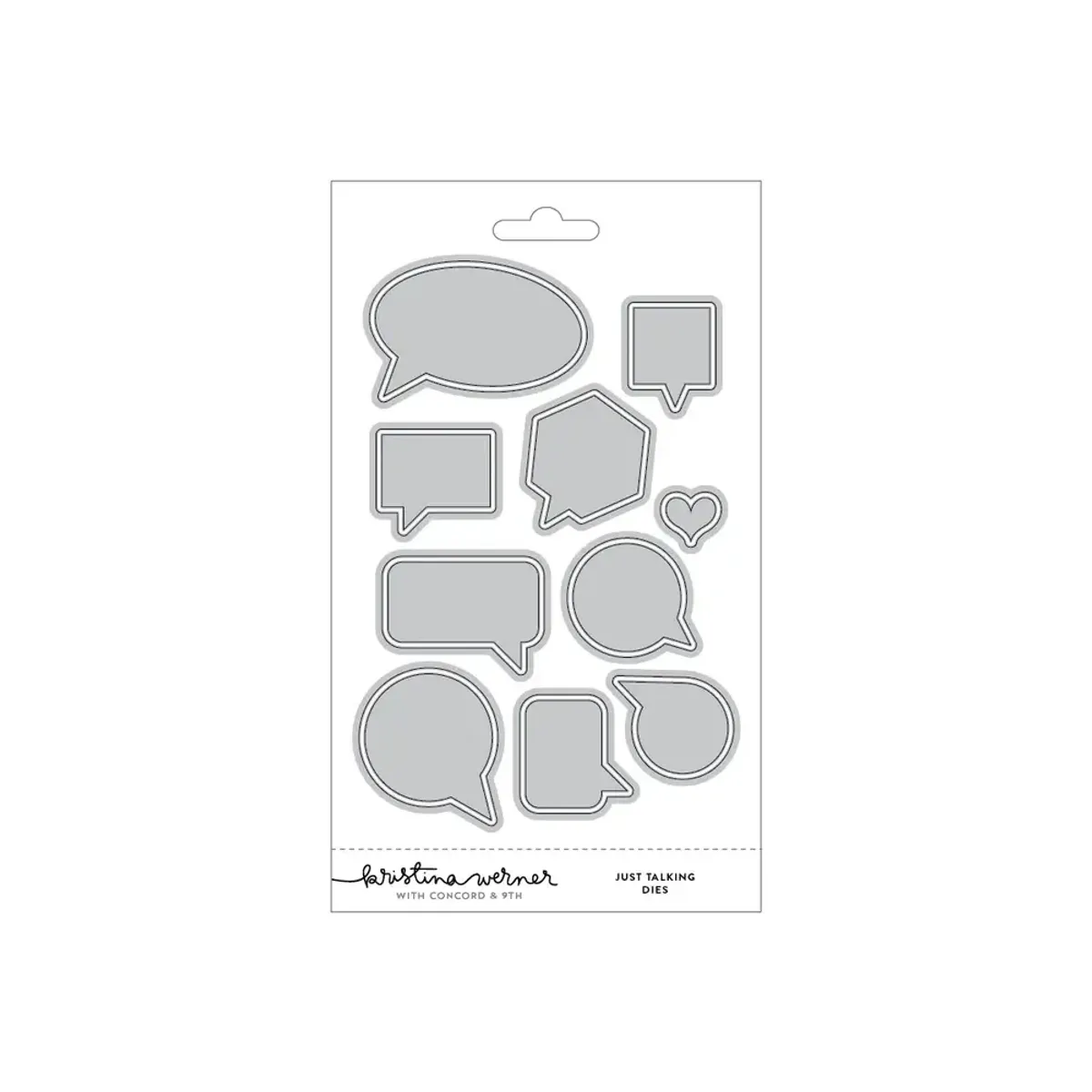 Kristina Werner Just Talking Stamp Set