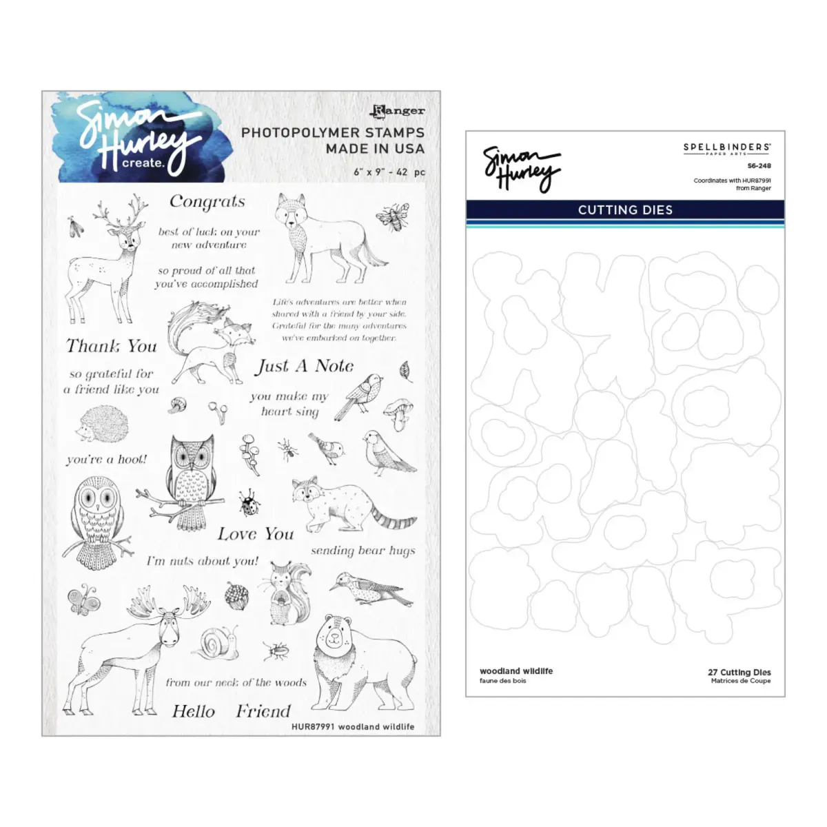 Simon Hurley create. Woodland Wildlife Bundle