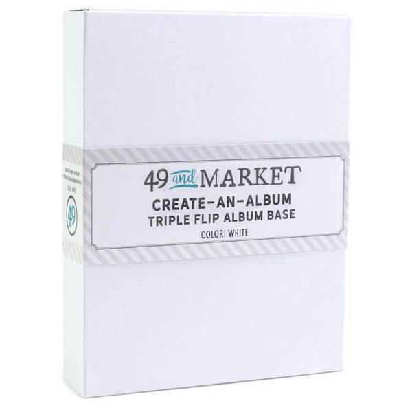 Hovedbilde 49 and Market Triple Flip Album Base - White