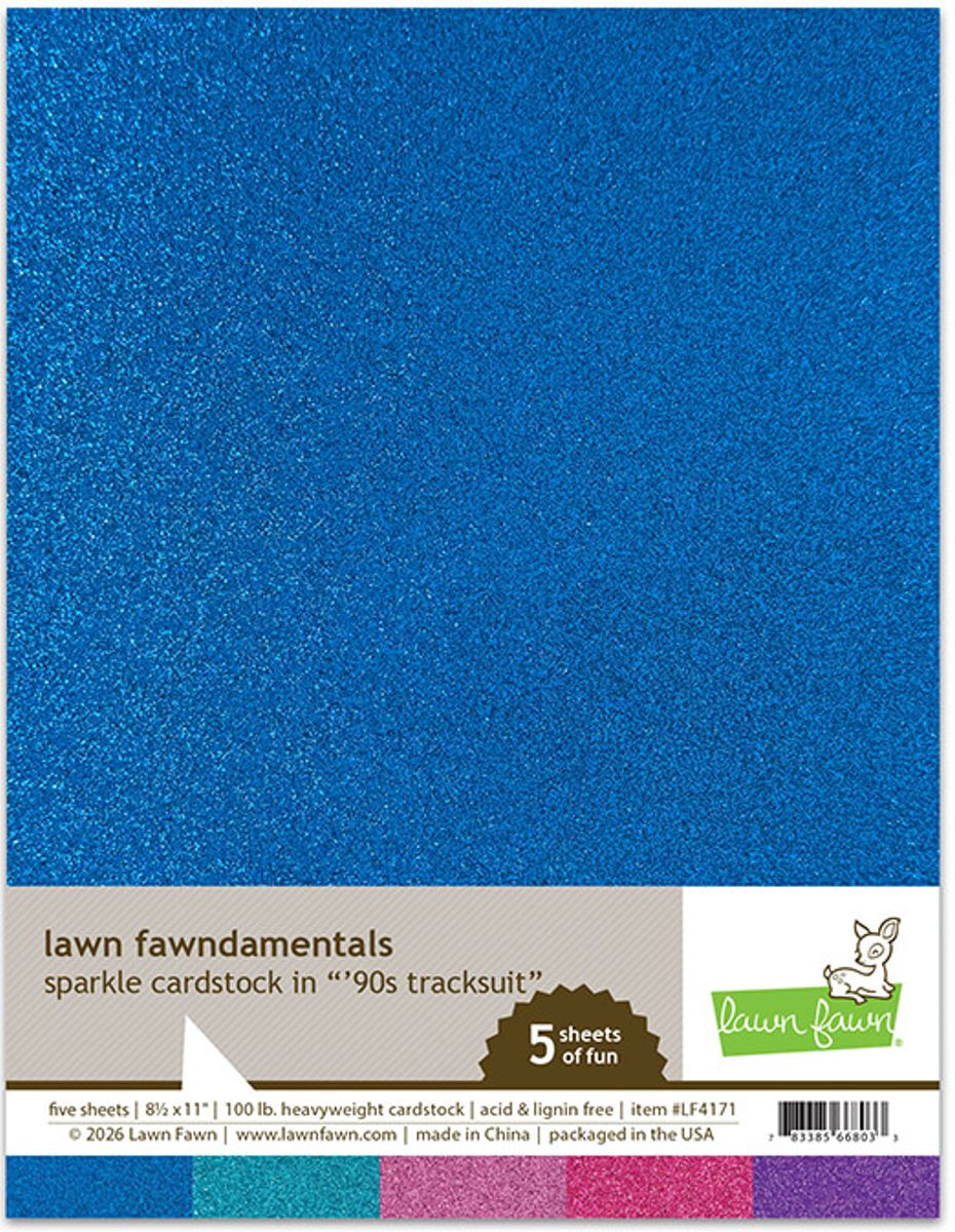 Sparkle Cardstock - '90s Tracksuit
