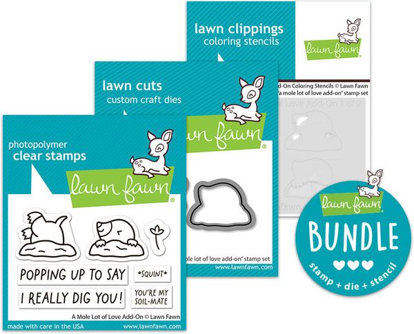 Hovedbilde Lawn Fawn A Mole Lot of Love Add-On Bundle