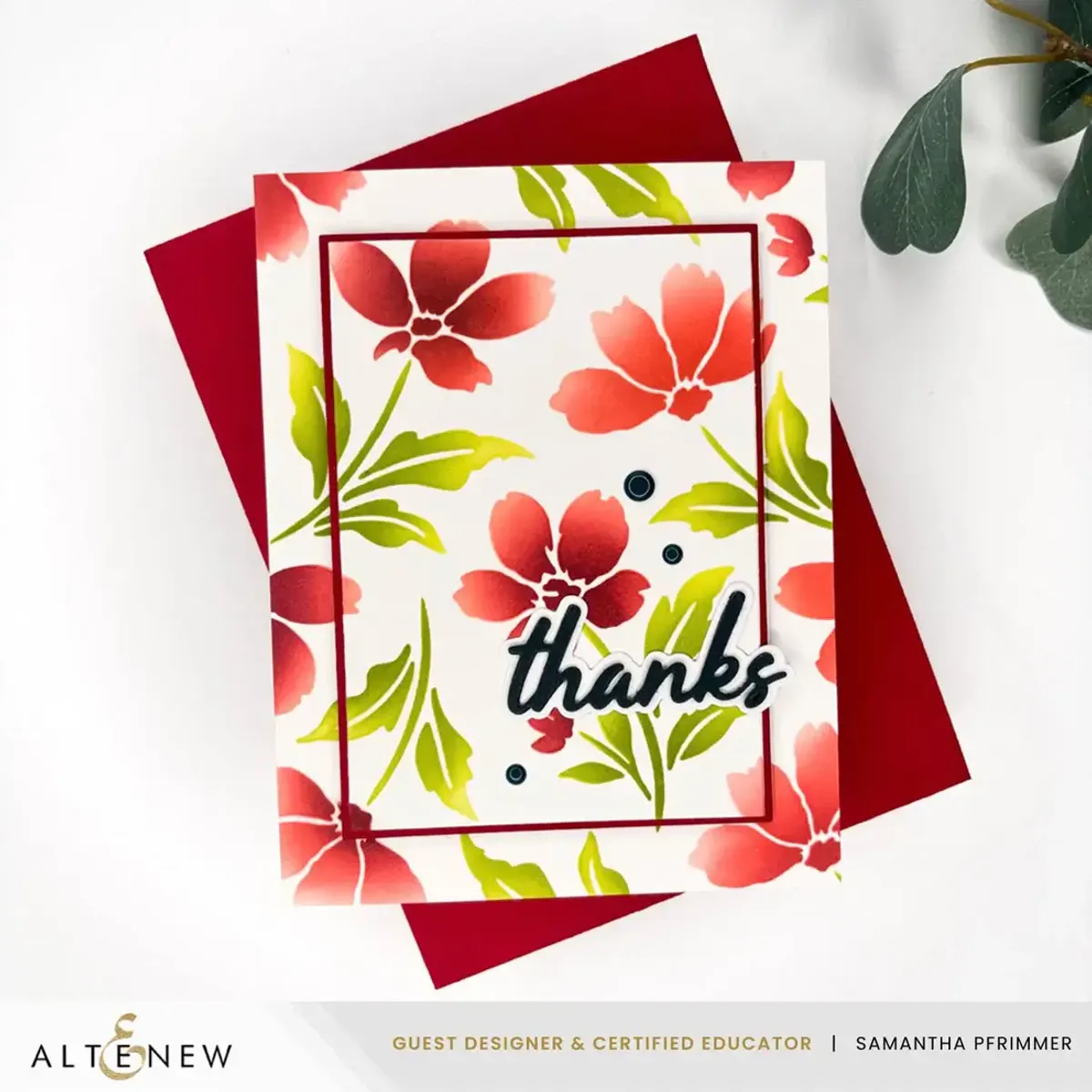 Painted Petals Stencil Set