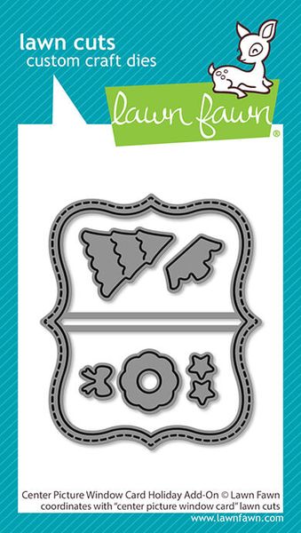 Hovedbilde Lawn Fawn Center Picture Window Card Holiday ...