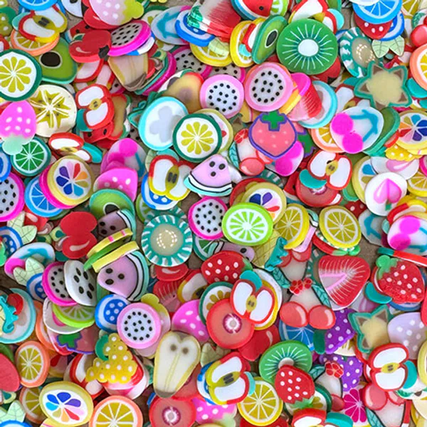 Hovedbilde Mixed Fruit Clay Pieces