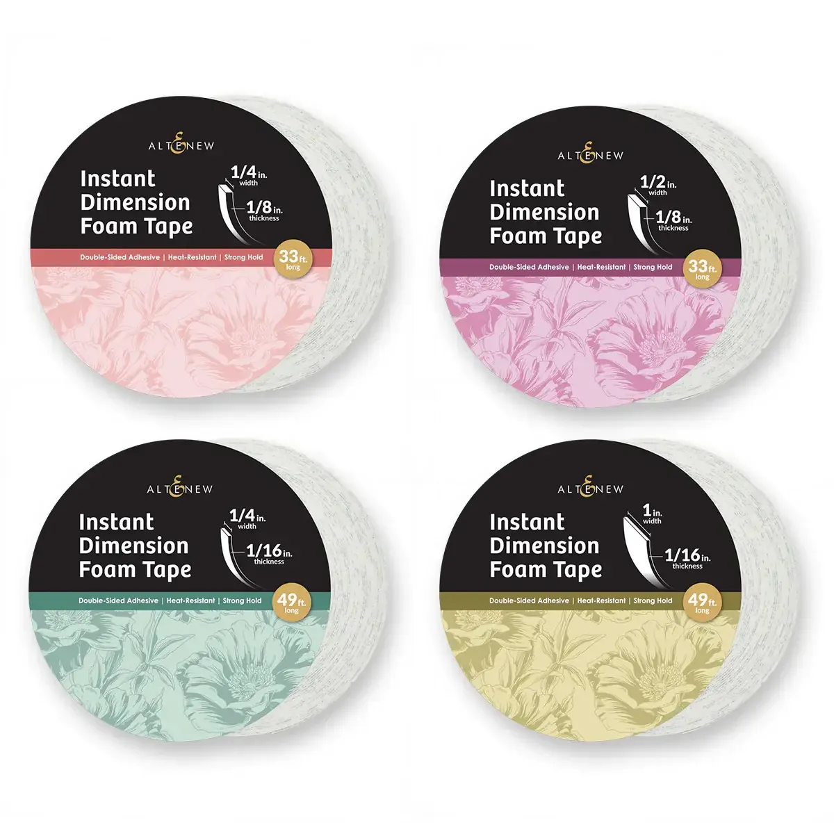 Instant Dimension Foam Tape 1/16