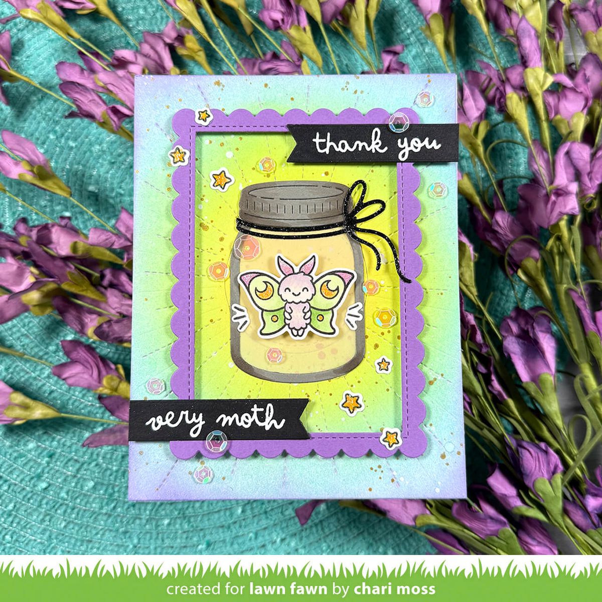 I Like Cute Moths Stamp Set