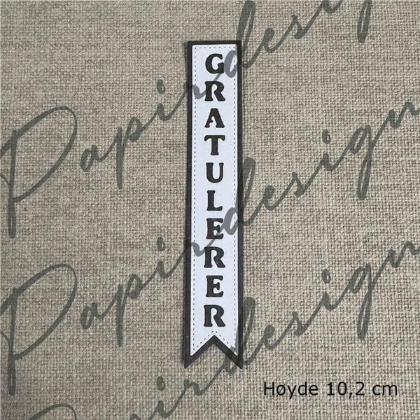 Hovedbilde Papirdesign Gratulerer 38 dies