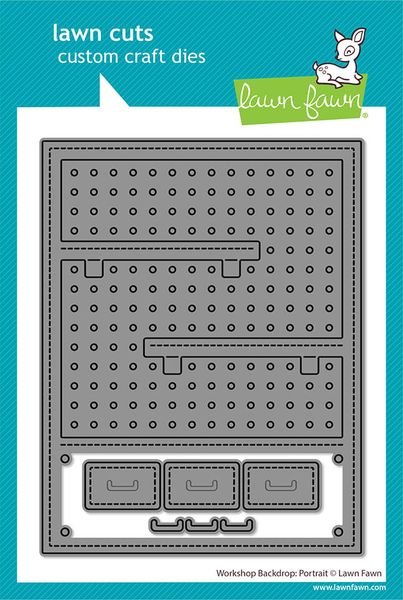 Hovedbilde Lawn Fawn Workshop Backdrop: Portrait Dies