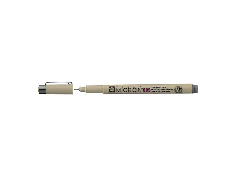 Sakura Pigma Micron 005 - Penna A Inchiostro Pigmentato Rosso (Punta 0,2 Mm)
