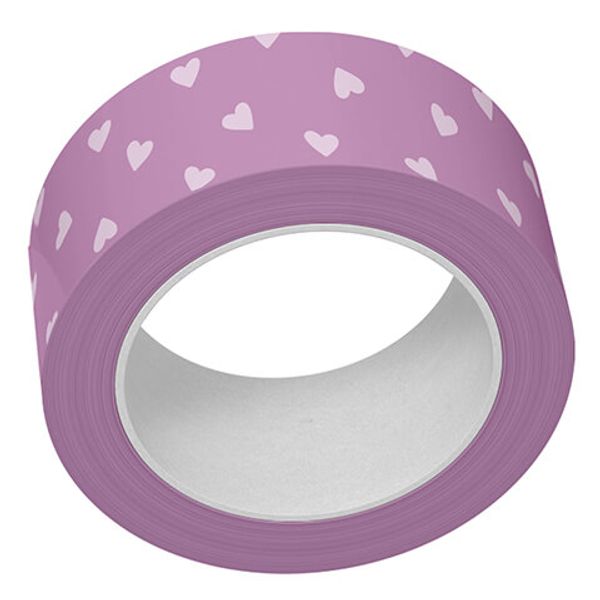 Hovedbilde Lawn Fawn Washi Tape - Purple Tiny Hearts