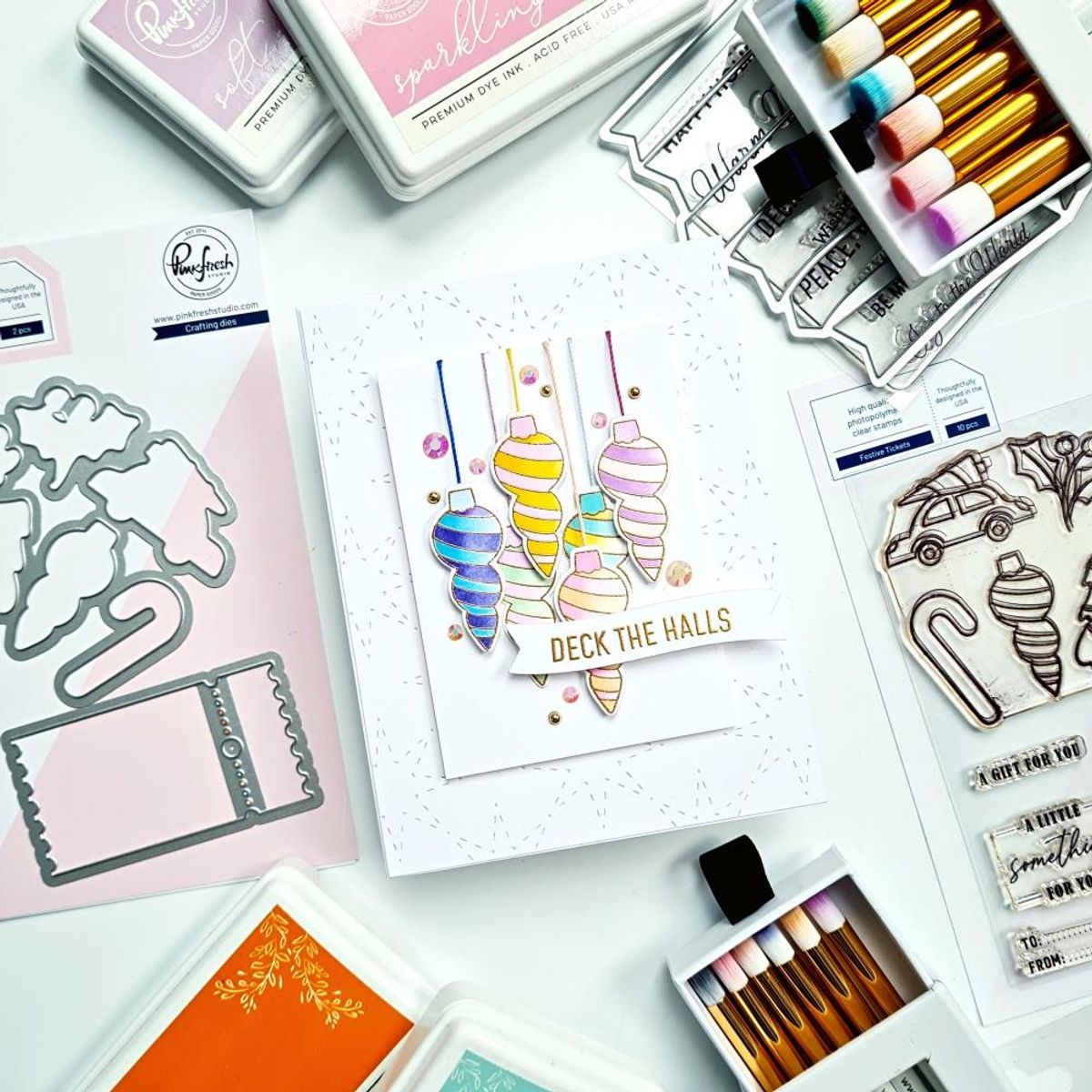 Pinkfresh Studio Festive Tickets bundle