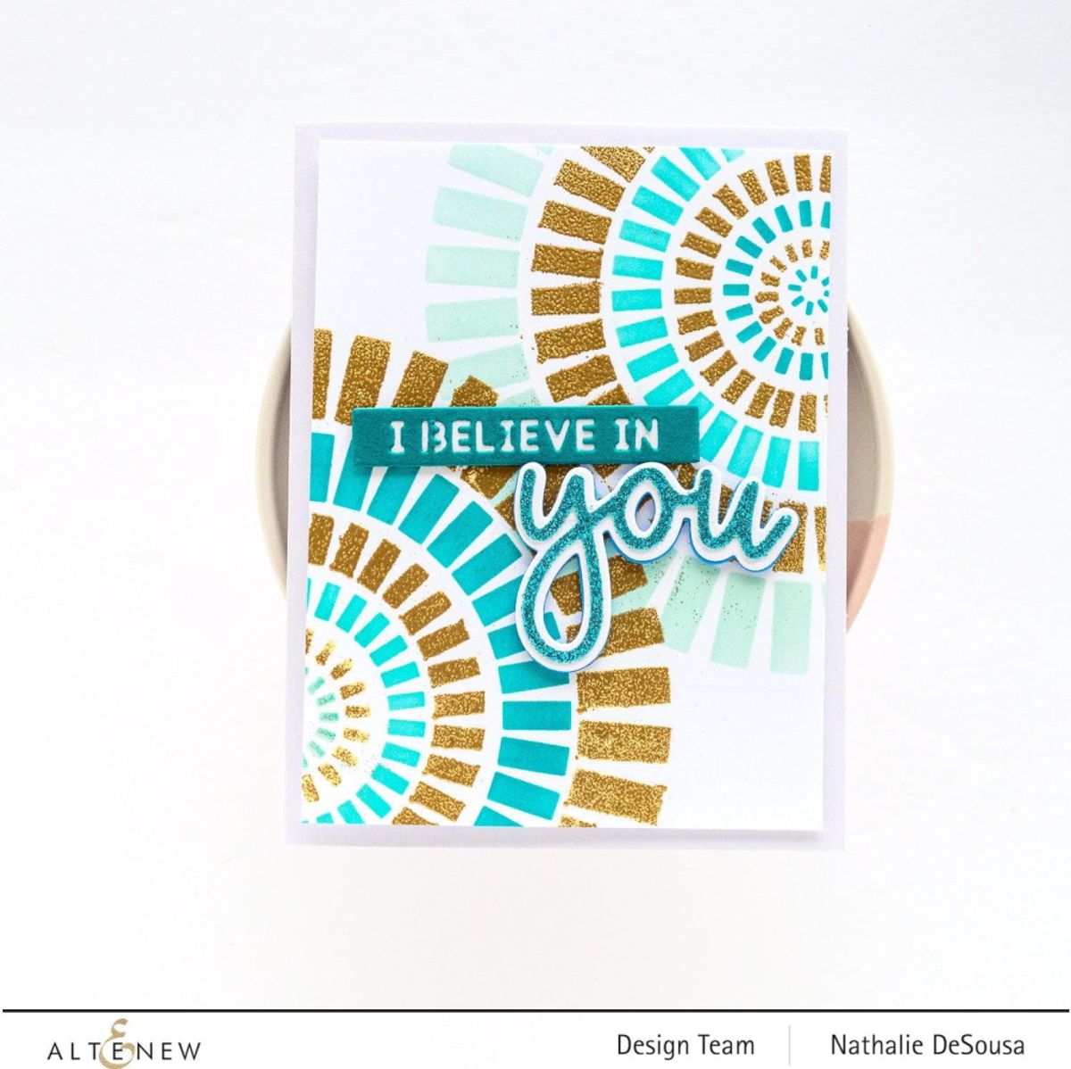Altenew Brick Rosette Stencil Set