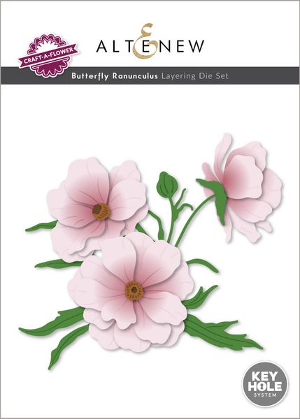 Hovedbilde Craft-A-Flower: Butterfly Ranunculus Layering Die ...