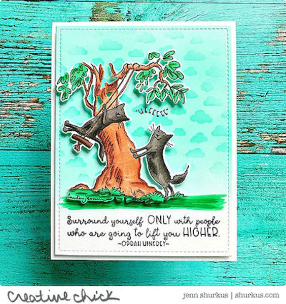 Hovedbilde 3C/ Anita Jeram - Lift You Higher stamp and die ...