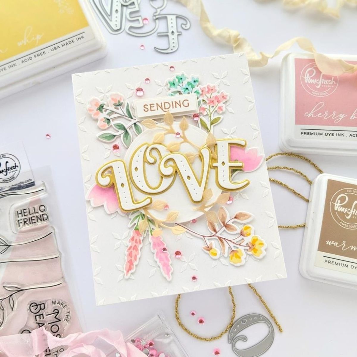 Pinkfresh Studio Kaitlin Alpha die set