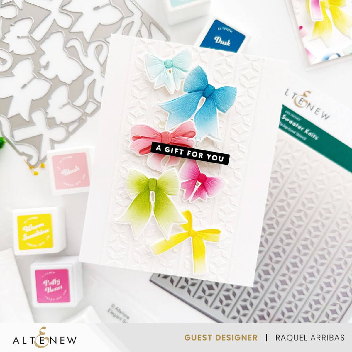 Altenew Wrapped With Love Press Plate & Die Bundle