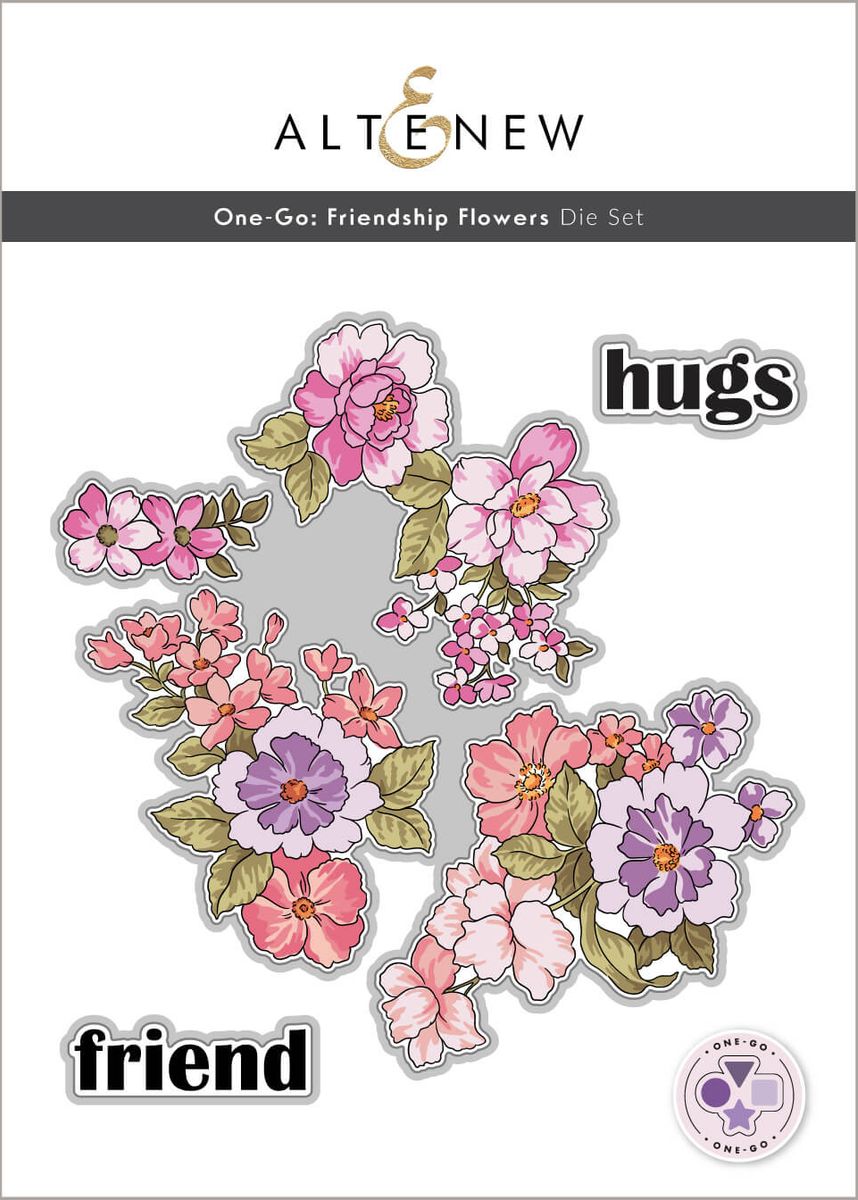 Altenew One-Go: Friendship Flowers Stencil Set