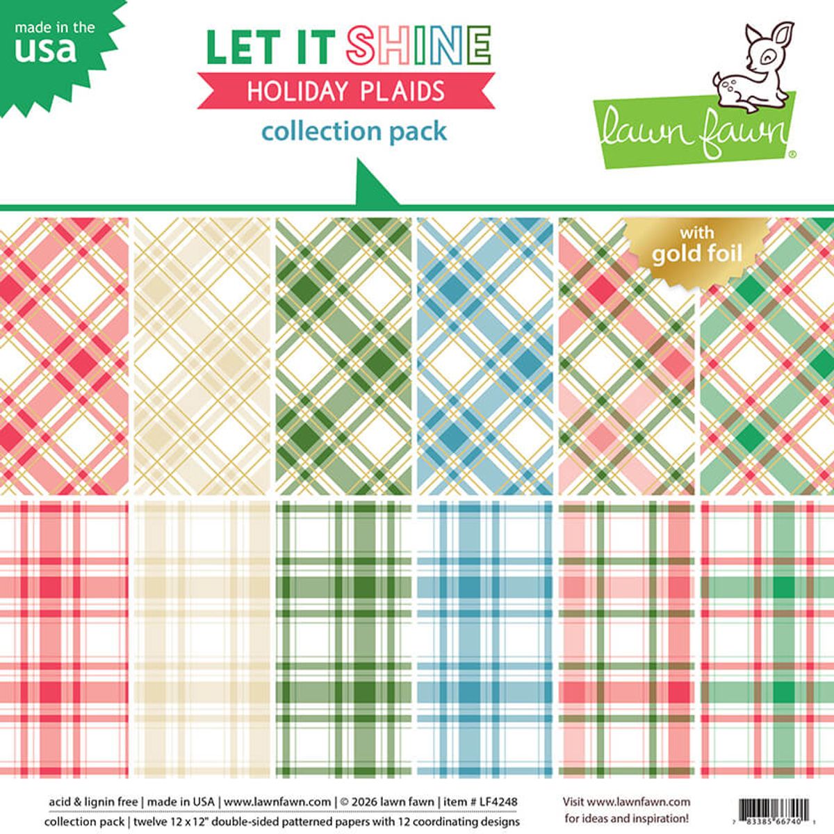 Let it Shine Holiday Plaids Collection Pack