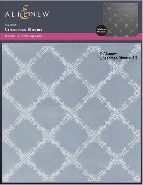 Hovedbilde Altenew Crisscross Blooms 3D Embossing Folder