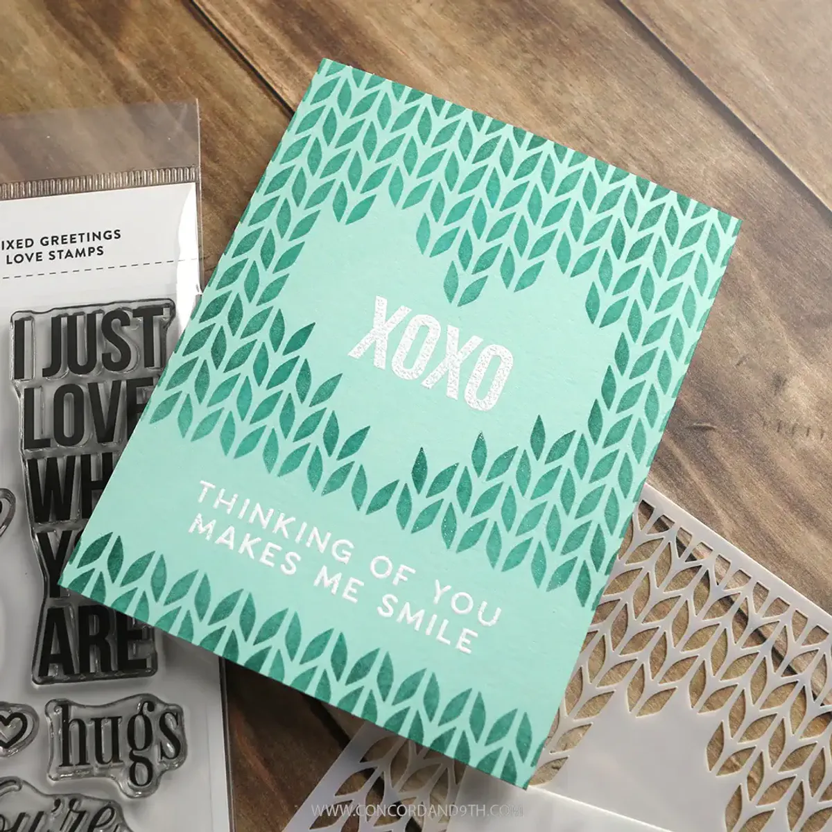 Kristina Werner Knit with Love Stencil Pack