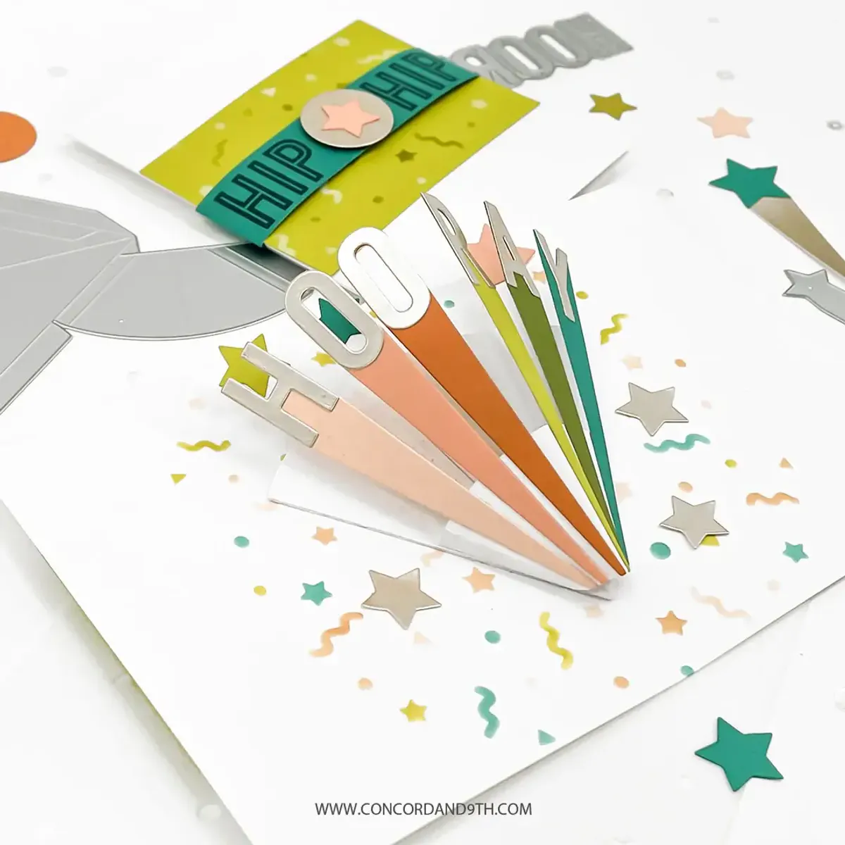 Concord & 9th Bursting Backgrounds Stencil Pack