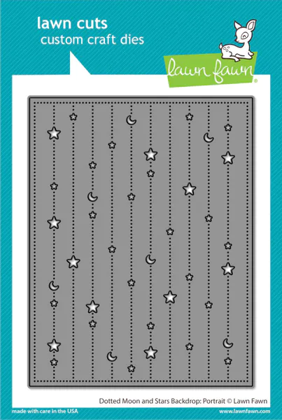 Bilde av Lawn Fawn Dotted Moon and Stars Backdrop: ...