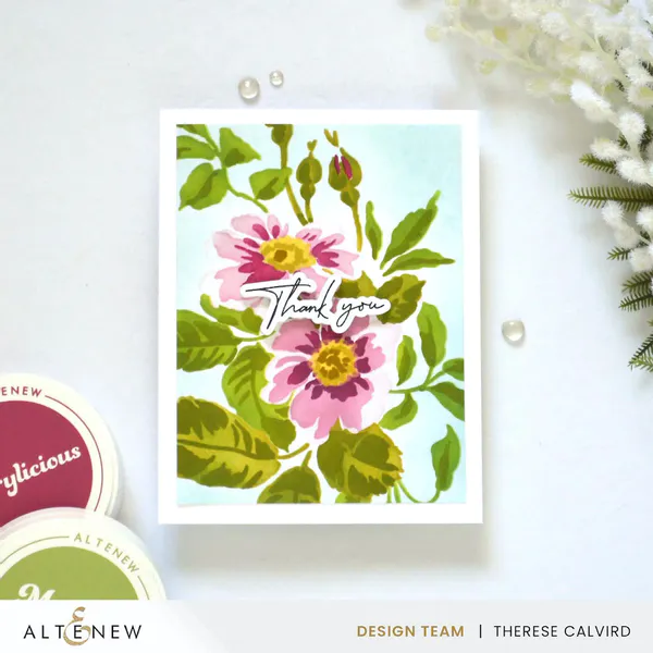 Hovedbilde Altenew Stencil Art: Playful Watercolor Flowers