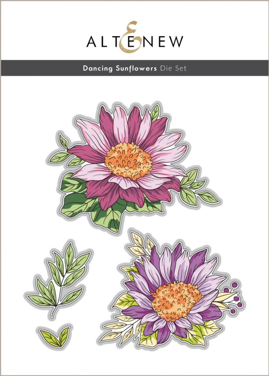 Altenew Dancing Sunflowers Stencil Set
