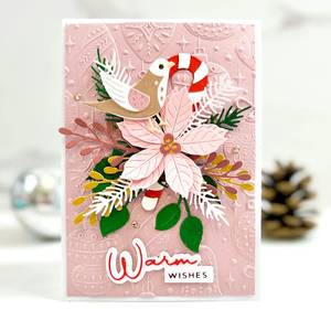 Bilde av Spellbinders Christmas Bird Poinsettia Dies