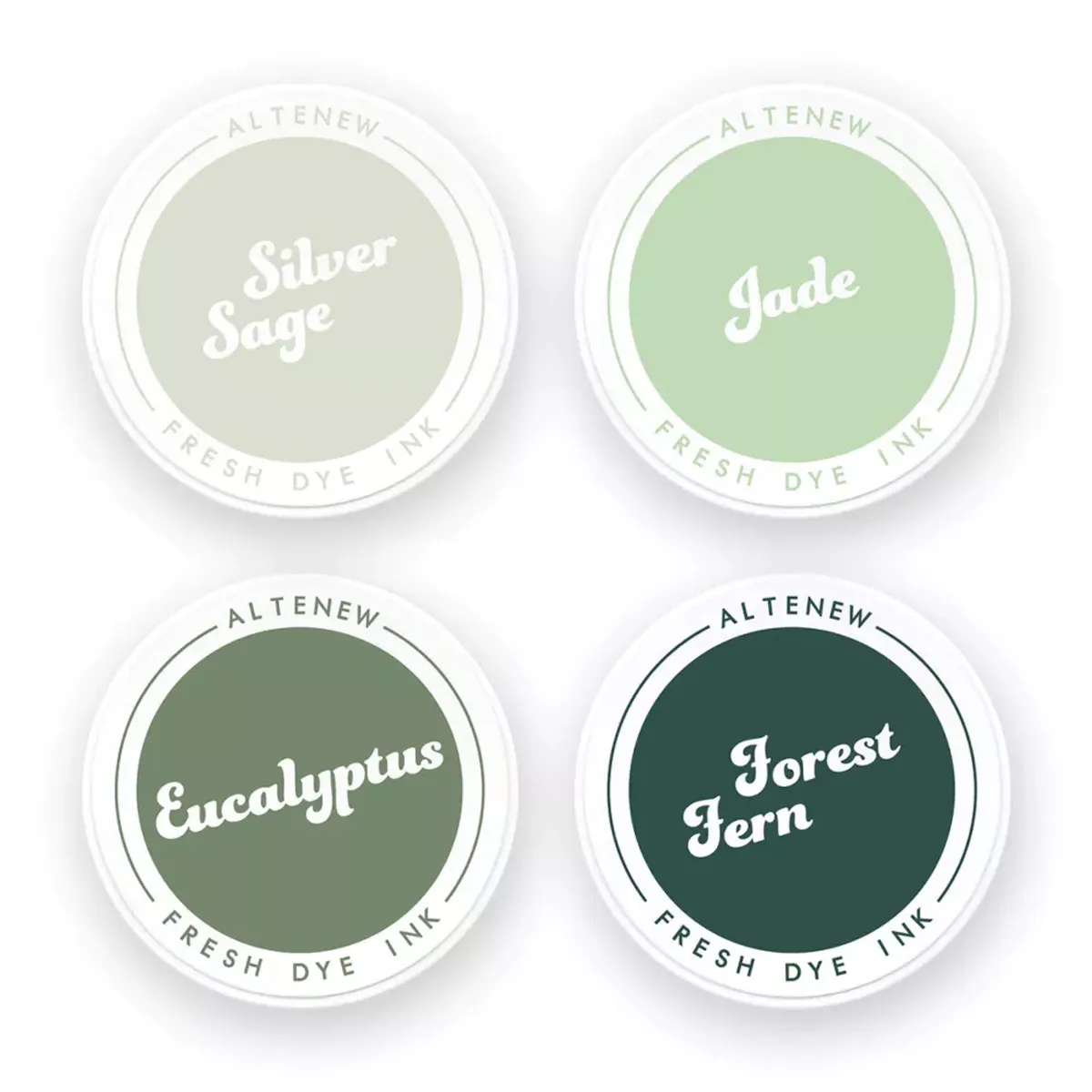 Altenew Frosted Foliage Fresh Dye Ink Bundle
