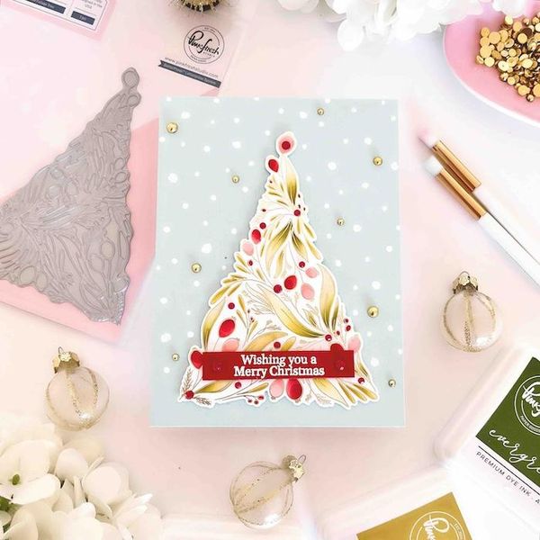 Bilde av Pinkfresh Studio Festive Foliage Tree bundle