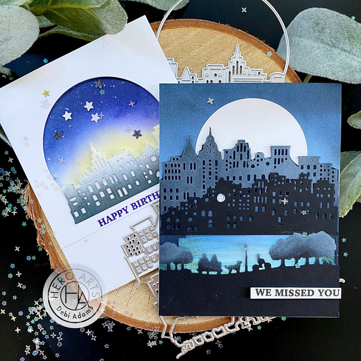Hero Arts Tri-fold Edge City Fancy Die