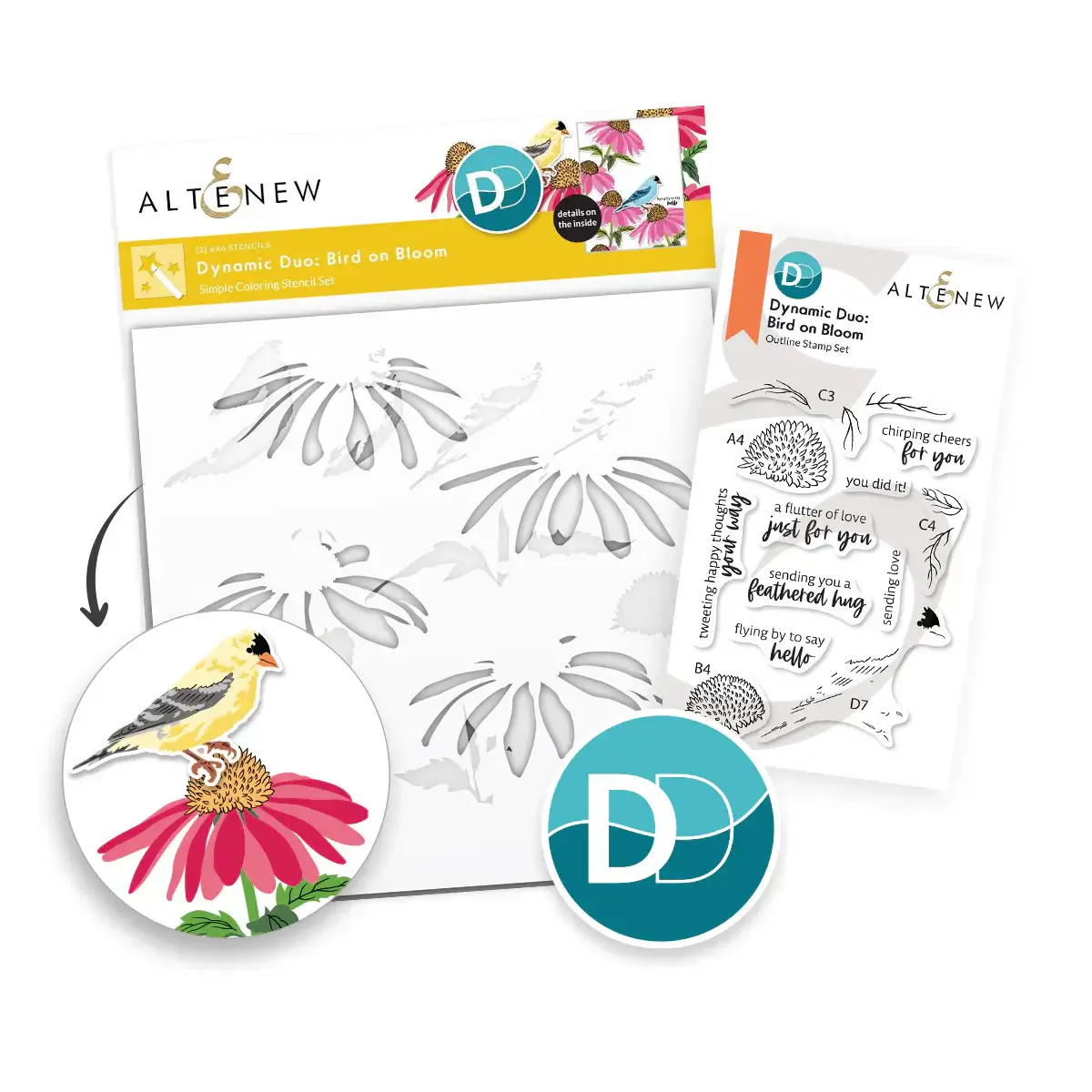 Altenew Dynamic Duo: Bird on Bloom Bundle