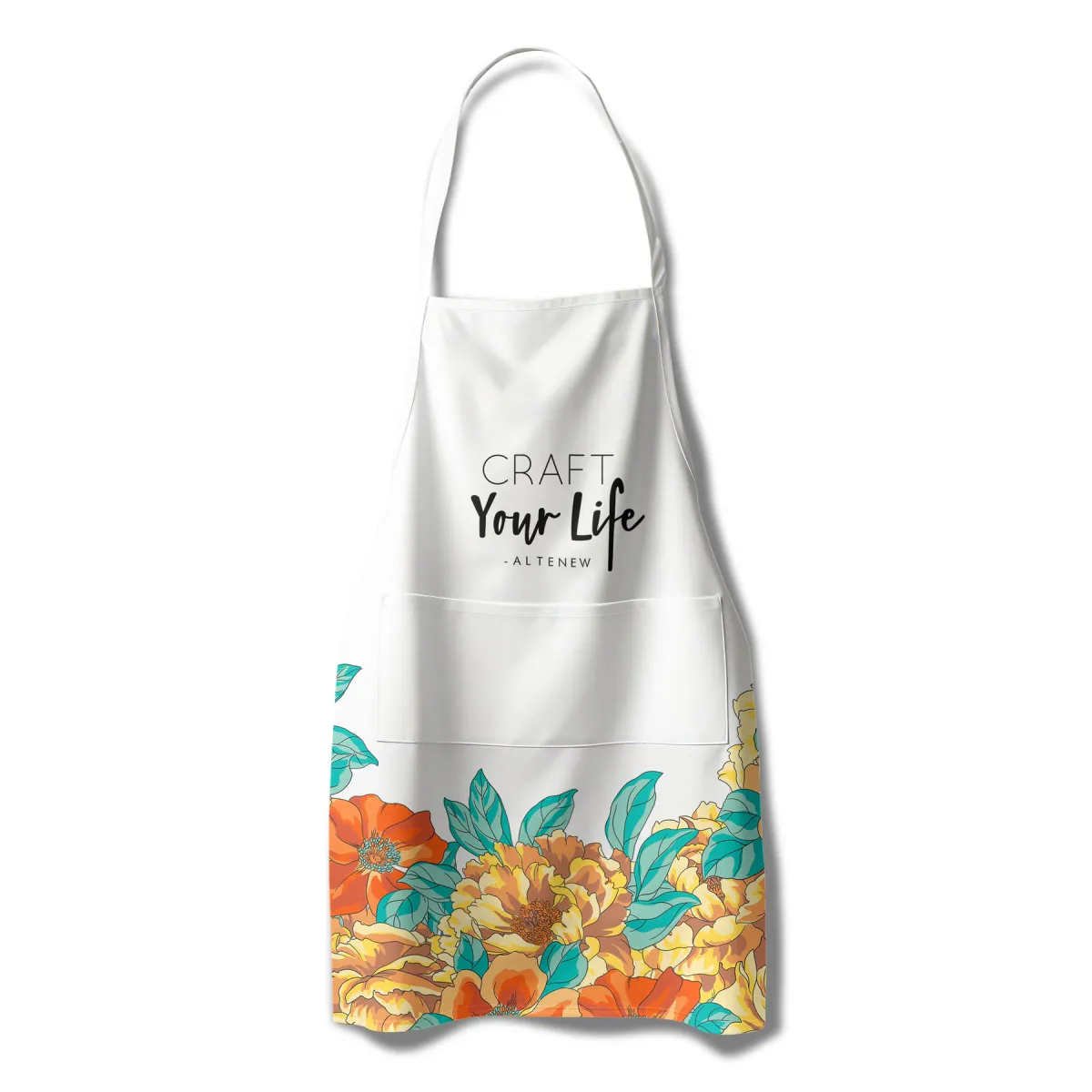 Altenew Artsy Apron - Orange & Yellow