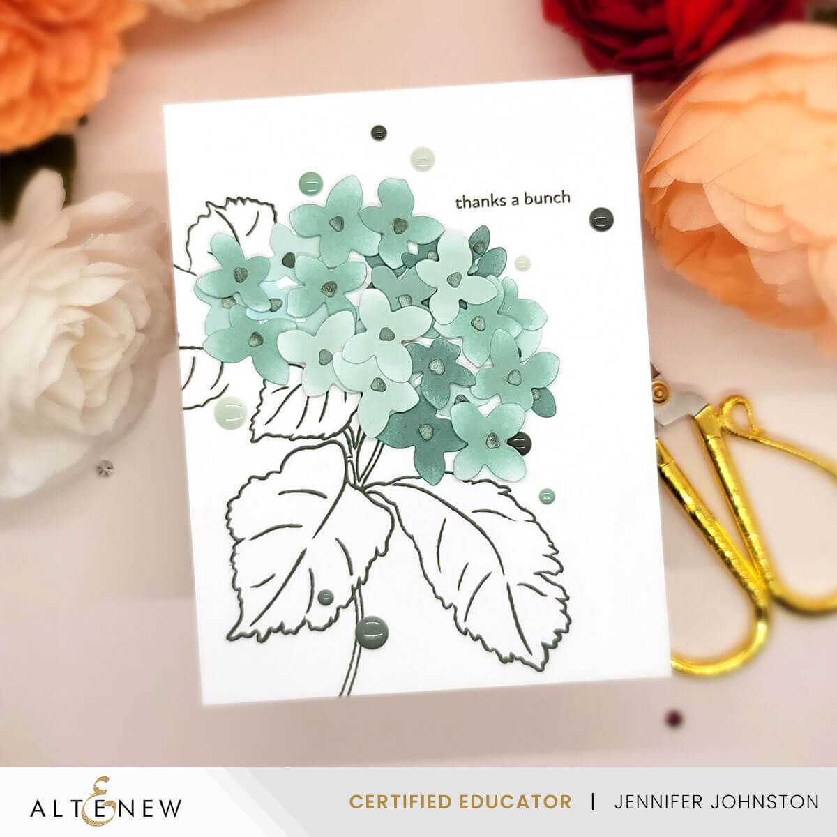 Altenew Pop-It-Up: Blooming Hydrangea