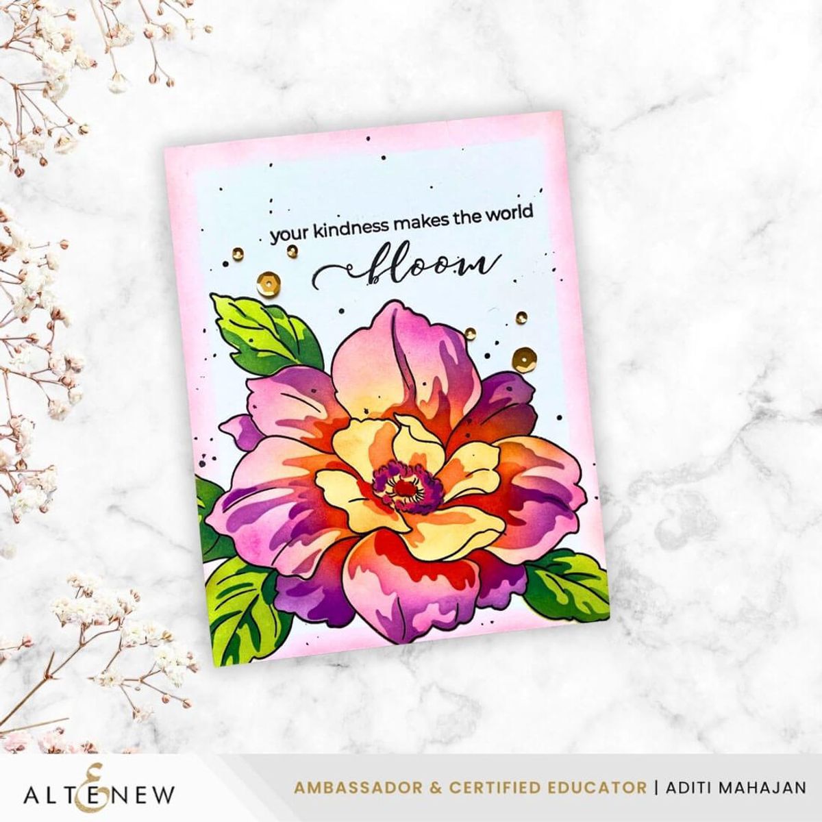 Twin Blooms Stamp Set