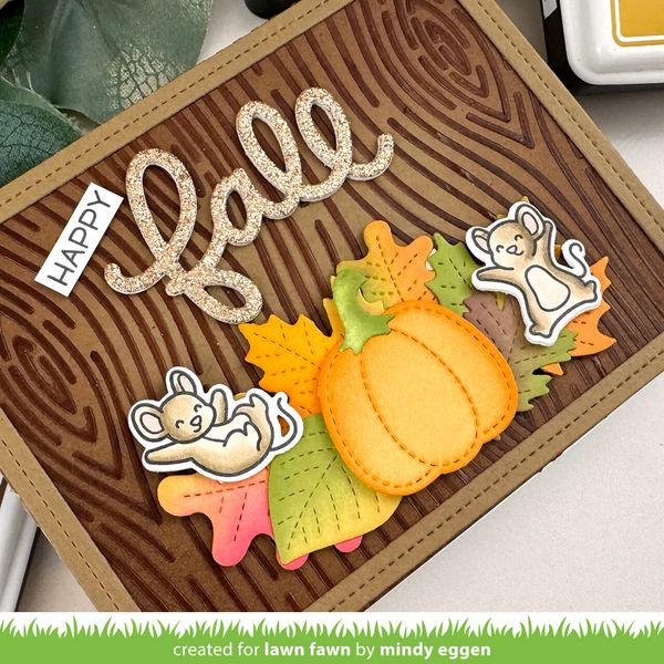 Hovedbilde Lawn Fawn Woodgrain Stencil