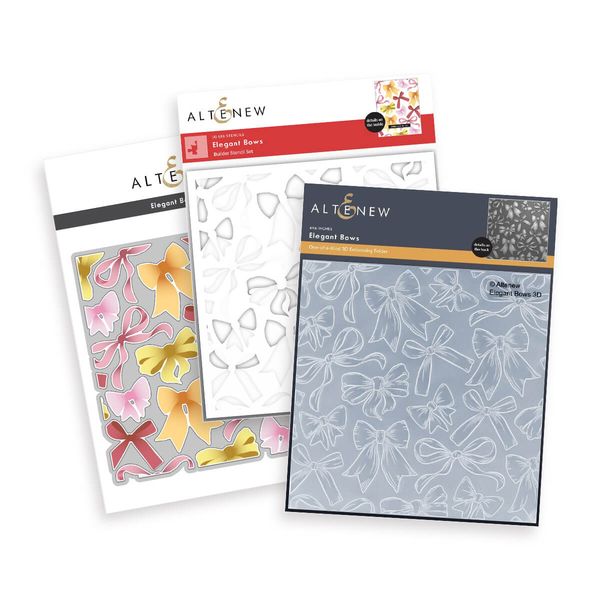Hovedbilde Altenew Elegant Bows 3D Embossing Folder Bundle