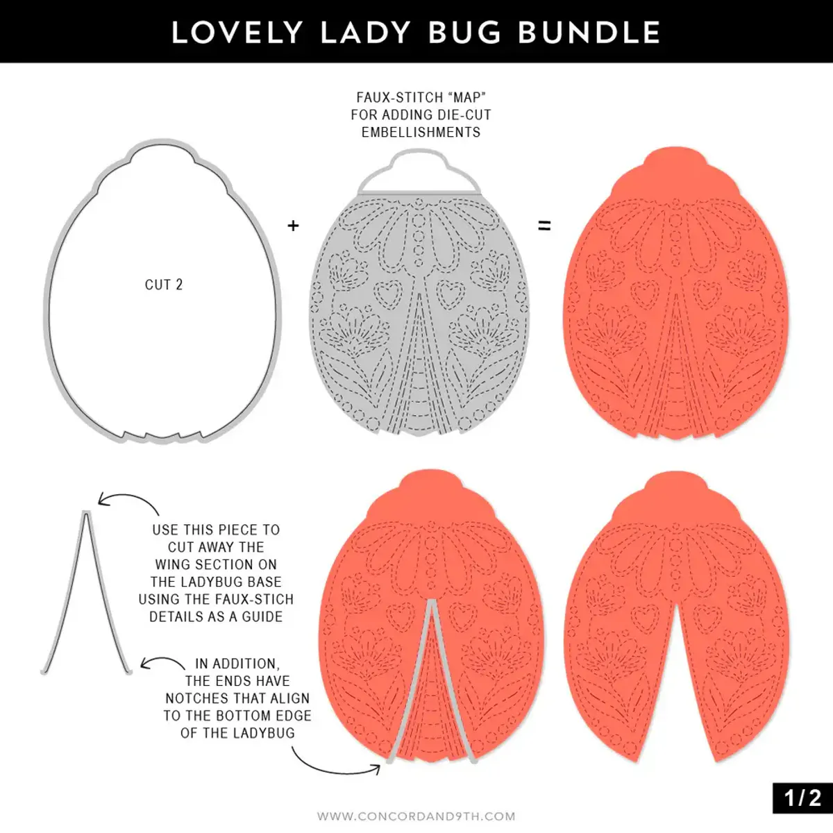 Concord & 9th Lovely Ladybug Bundle